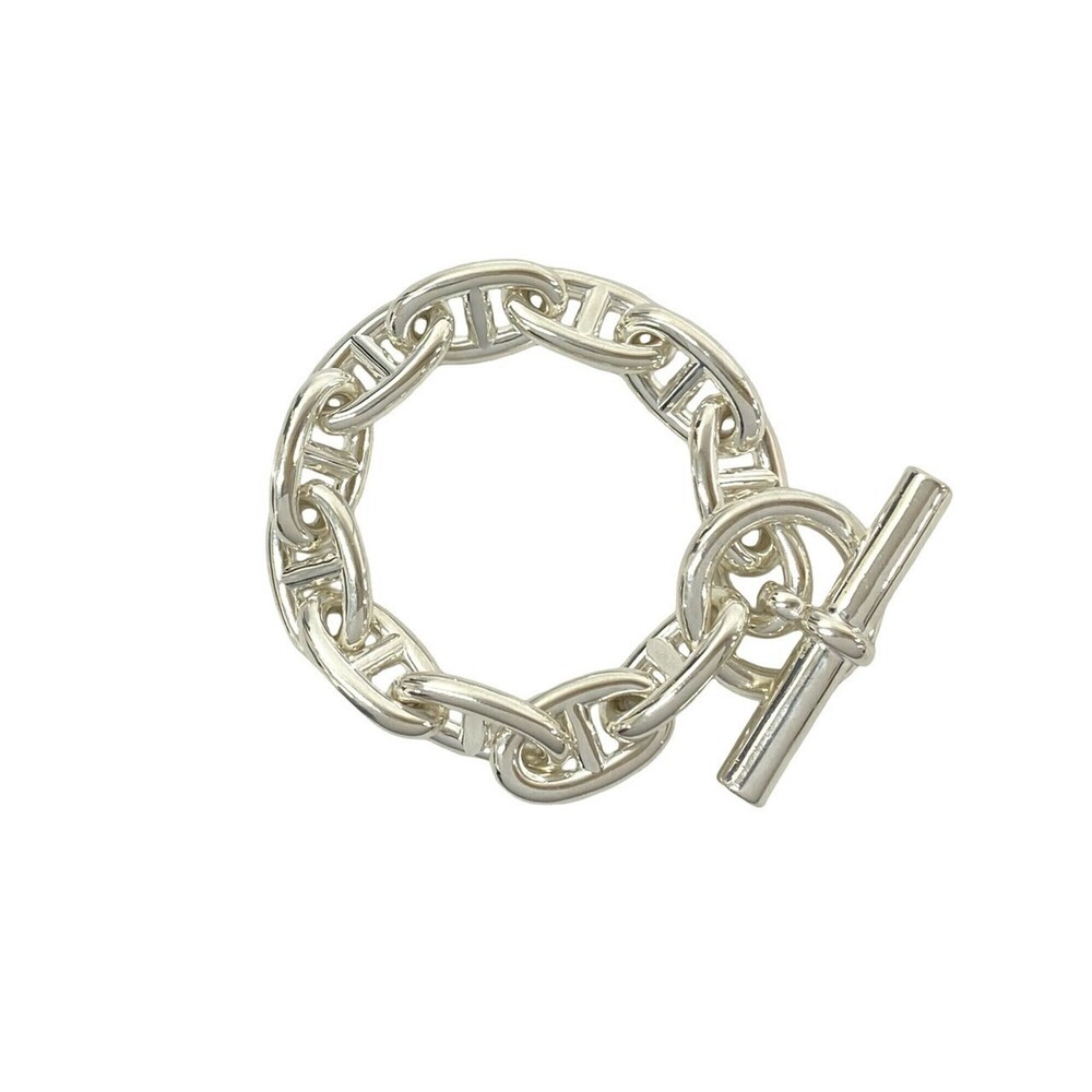 HERMES Silver Charm Bracelet